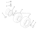 Page Q Diagram and Parts List for WE1136A  Weed Eater Lawn Tractor